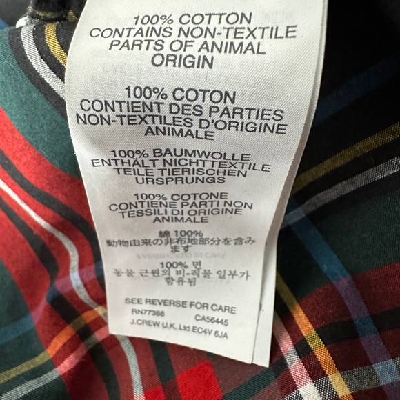 J. Crew Perfect shirt in Stewart tartan plaid - Picture 10 of 10